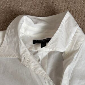 Banana Republic Factory White Button Down Shirt
